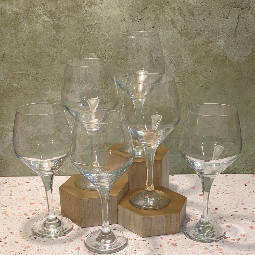Red Wine Glasses Clear 15 Oz. | Set Of 6